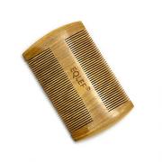 EQLEF® Beard wooden comb, Green sandalwood no static handmade comb, mustache wood comb 