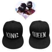 EQLEF® Baseball Cap For Lovers Couple QUEEN And KING 